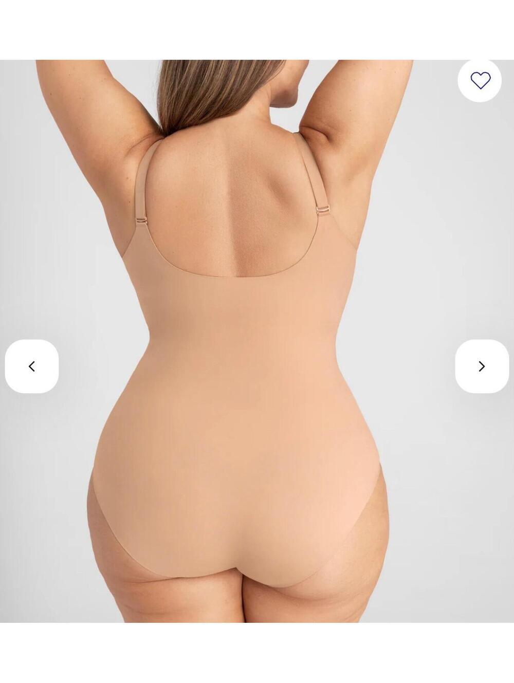 NWT HoneyLove LiftWear Cami Bodysuit Beige size 1X Petite. On website for $99 - Picture 8 of 9